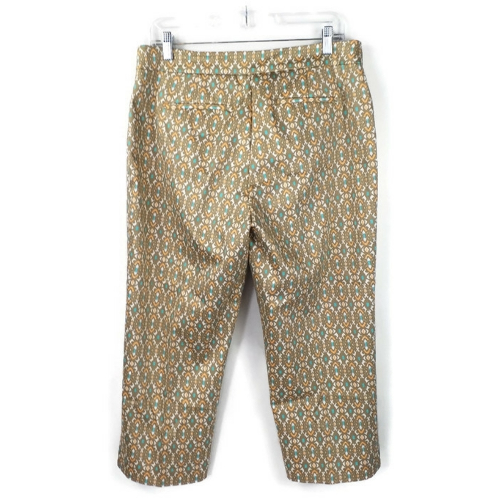 Ruby Road Multicolor Print Cropped Casual Flat Fr… - image 2